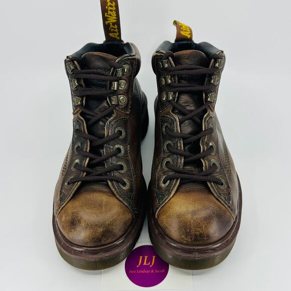 Dr. Martens Mens 8287 Made in England Vintage Leather Work Boots Size 6 UK/ 7 US - Picture 4 of 13